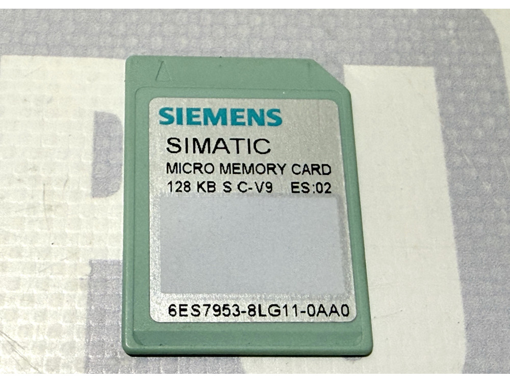 Siemens SIMATIC S7 Micro Memory Card 128 KB (6ES7953-8LG11-0AA0) 6ES7953-8LG11-0AA0 | Siemens - Зображення 1
