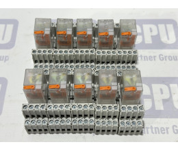 Проміжне реле Relpol R4-2014-23-5024-WTL 24V AC з розеткою GZT4