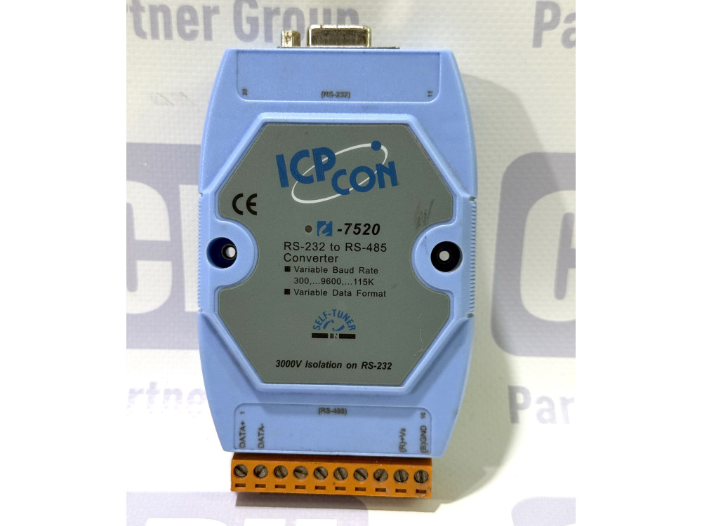 ICP DAS I-7520 RS-232 в RS-485 з ізоляцією 3000 В ICP DAS I-7520 | ICP DAS - Зображення 1