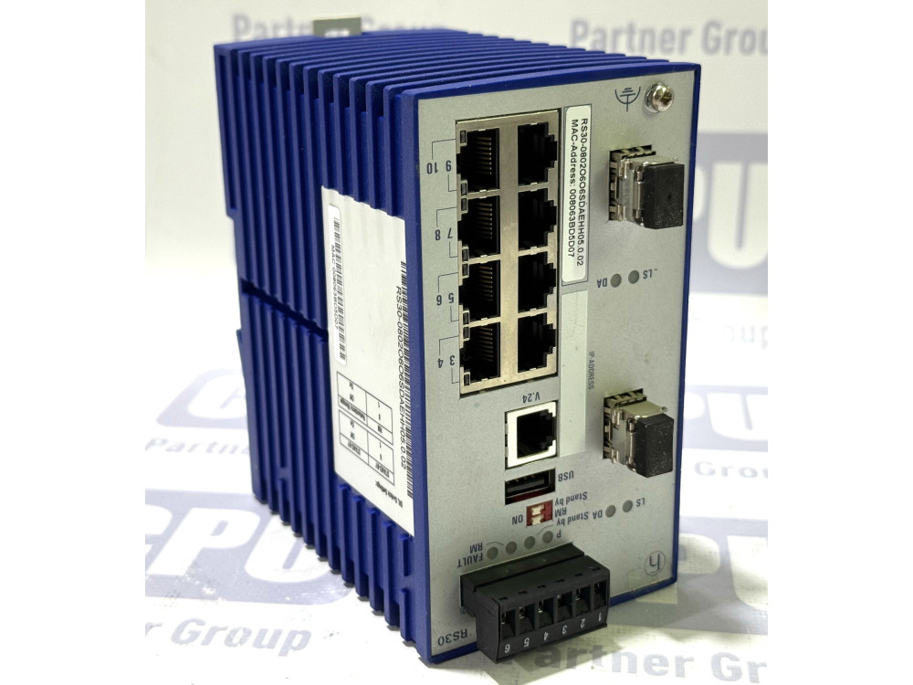 Hirschmann RS30-0802O6O6SDAEHH05.0.02 Керований комутатор Industrial Ethernet RS30-0802O6O6SDAEHH05.0.02 | Hirschmann - Зображення 1