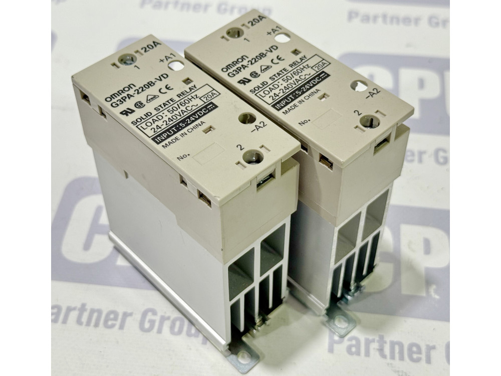 Omron G3PA-220B-VD твердотільне реле SSR 20A 24-240VAC Вхід 5-24VDC G3PA-220B-VD | Carlo Gavazzi - Зображення 1