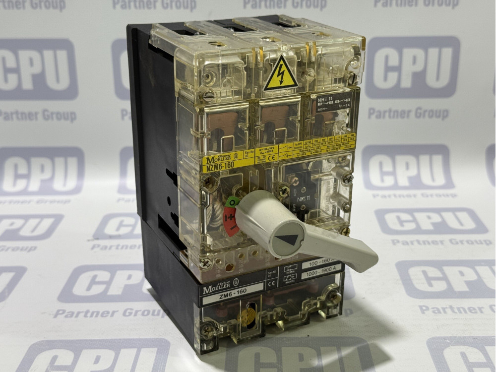 Klockner-Moeller NZM6-160 Circuit Breaker 1 pcs NZM6-160 | Moeller and EATON - Зображення 1