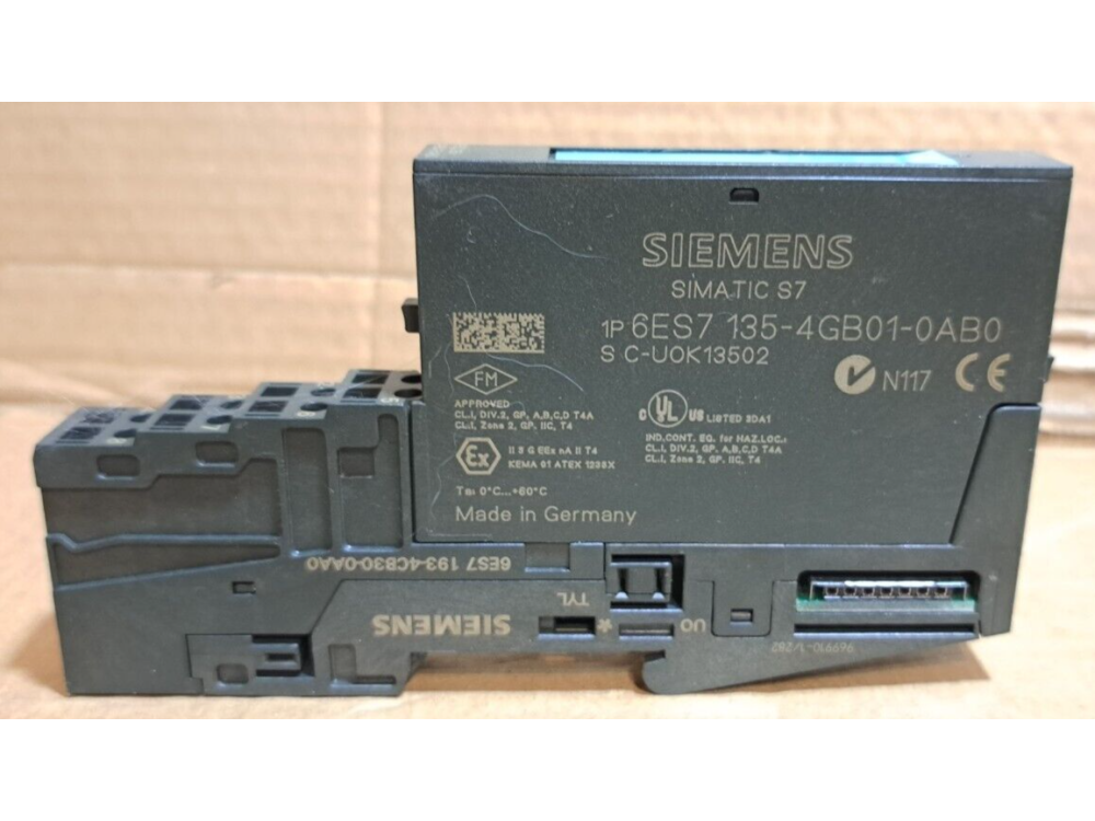 Siemens 6ES7 135-4GB01-0AB0 Electronics module for ET 200S (1 PCS) 6ES7 135-4GB01-0AB0 | Siemens - Зображення 1