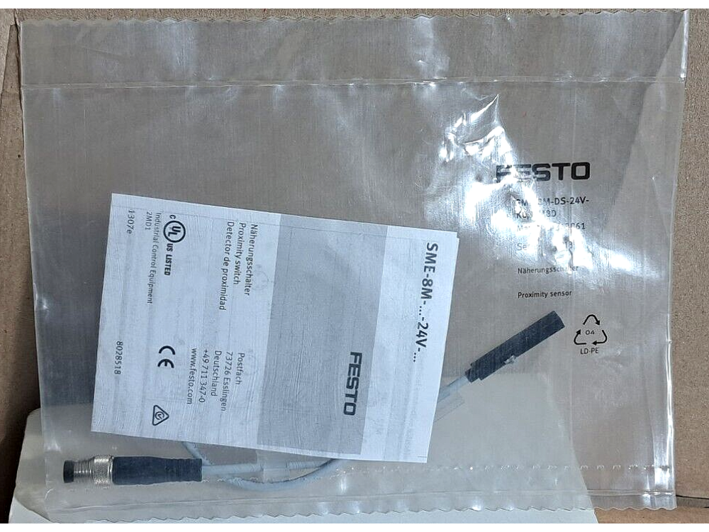 SME-8M-DS-24V-K0,3-M8D | Festo - Зображення 1