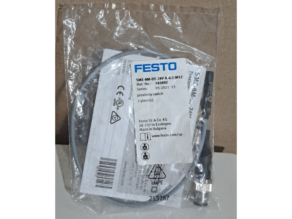 SME-8M-DS-24V-K0,3-M12 | Festo - Зображення 1