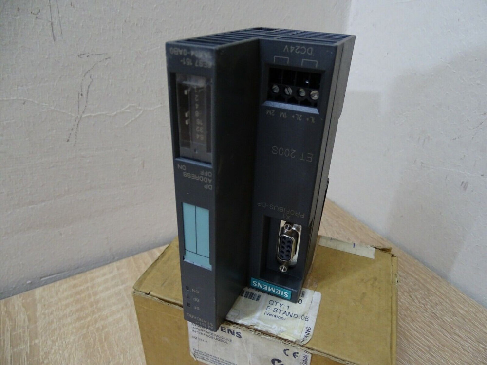 Siemens 6ES7151-1AA04-0AB0 1 PCS #AD1612# 6ES7151-1AA04-0AB0 | Siemens - Зображення 1