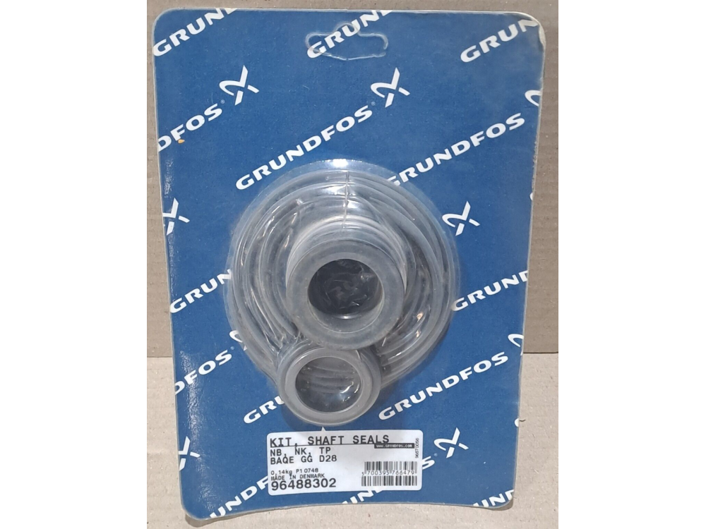 Grundfos KIT SHAFT SEAL BAQE GG D28 NB, NK, TP 96488302 1 pcs BAQE GG D28 | Grundfos - Зображення 1