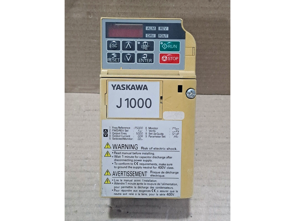 Yaskawa J1000 CIMR-JCBA0002BAA 1 pcs #D7809# CIMR-JCBA0002BAA | Yaskawa - Зображення 1