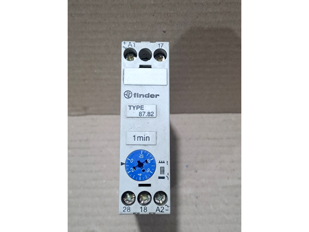 FINDER 8782 0240 Timing Relay 1 pcs #D7809# 87820240 | FINDER - Зображення 1