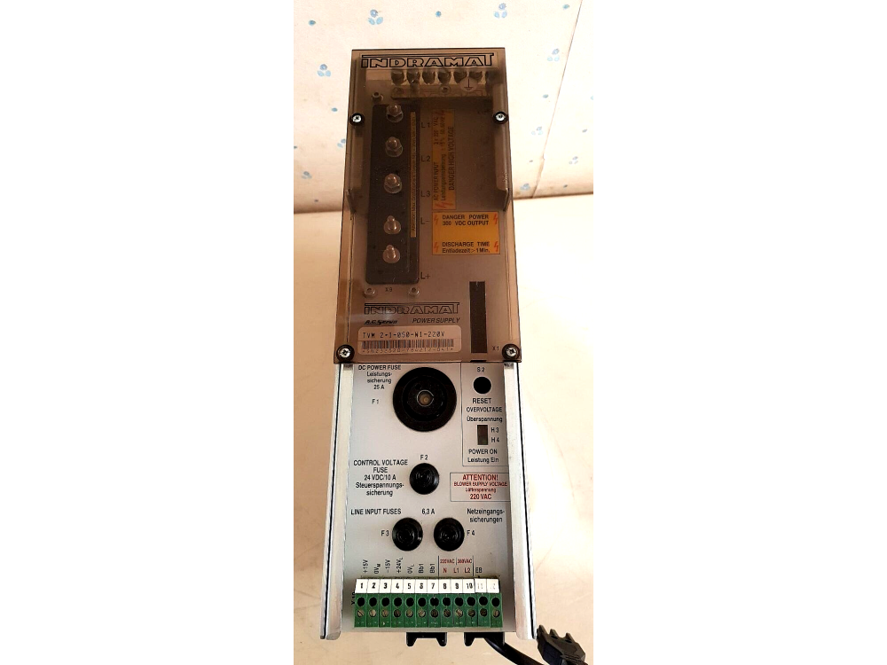 Indramat TVM 2.1-050-W1-220V AC Servo Power Supply #BD7809# 1 pcs TVM 2.1-050-W1-220V | Indramat - Зображення 1