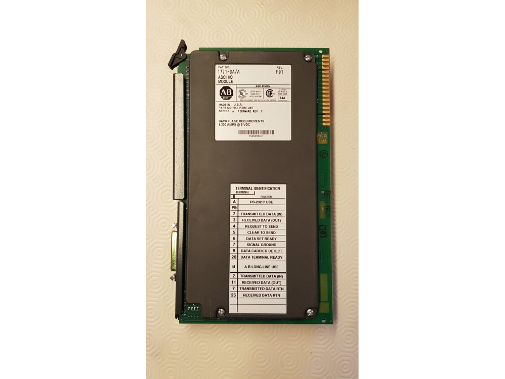 Allen Bradley 1771-DA/A ASCII I/O PLC Digital Output Module 1771-DA/A | Allen-Bradley - Зображення 1