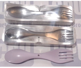 Mold, hand held thermoplastic plastic, Plastic Injection Spoon-fork Mold, hand held thermoplastic plastic, Plastic Injection Spoon-fork