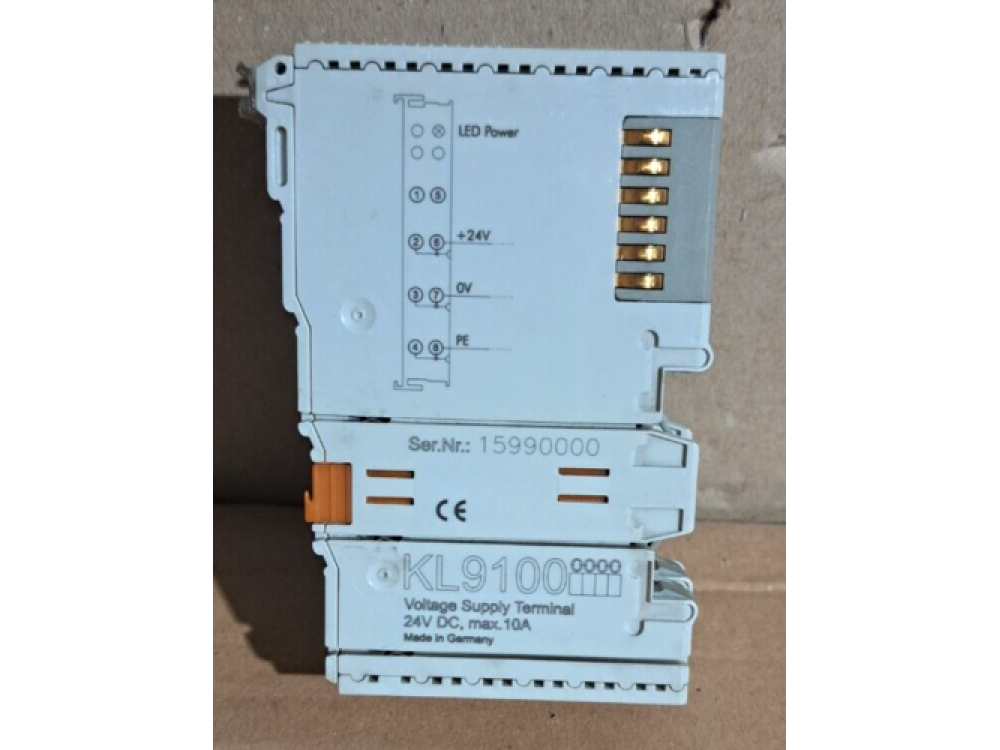 BECKHOFF KL9100 Potential supply terminal 1 LOT 2 PCS #AD1612# KL9100 | Beckhoff - Зображення 1